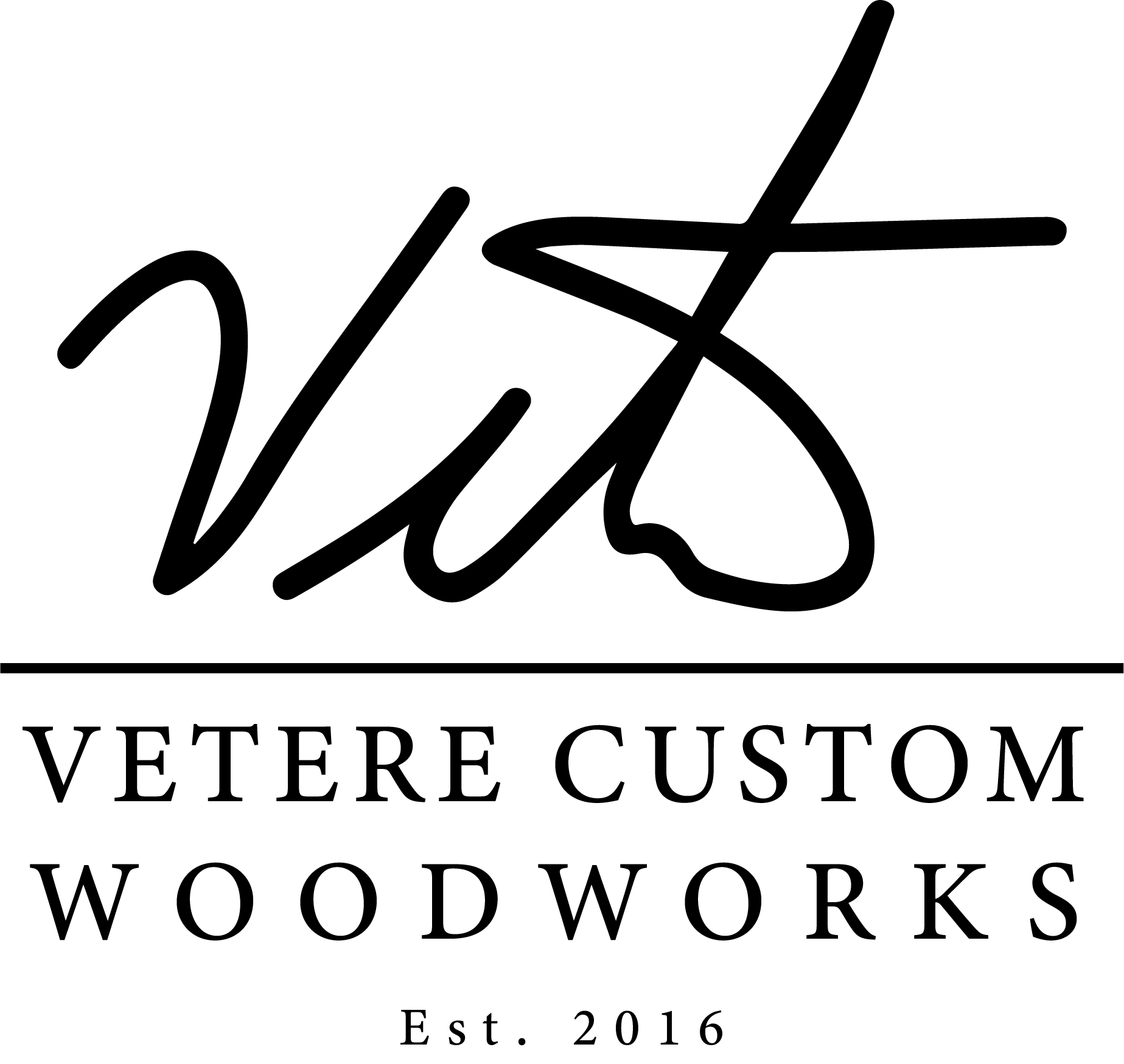 Vetere Custom Woodworks logo